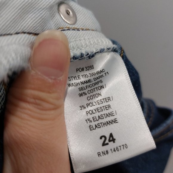 REDONE Hi Rise Ankle Crop Dark 71 - Picture 6 of 7